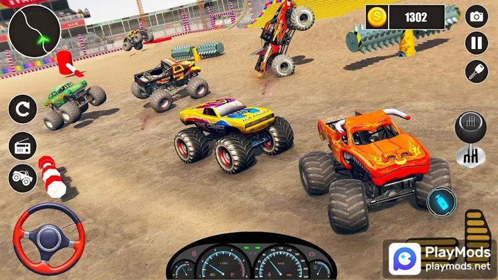 Monster Truck Demolition Crash(unlimited money) screenshot image 1_playmods.net