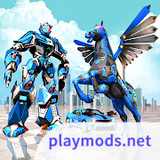 Police Horse Robot Car Transform: Flying Horse Car(Unlimited money)7.0_playmods.net