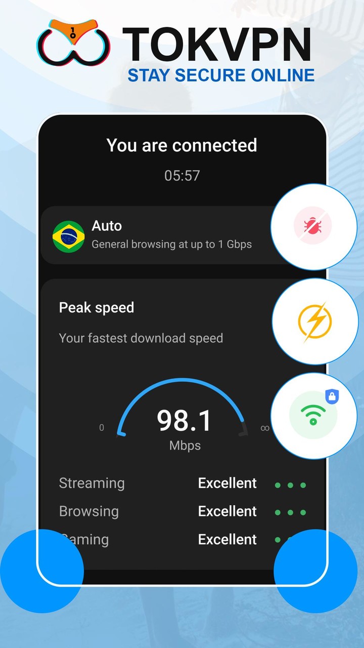 TokVPN - Safe VPN Proxy_playmods.net