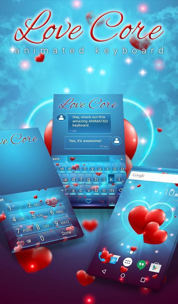 Love Core Animated Keyboard + _playmods.net