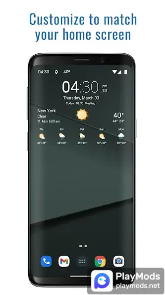 Transparent clock weather Pro(Premium Unlocked) screenshot image 2_playmods.net