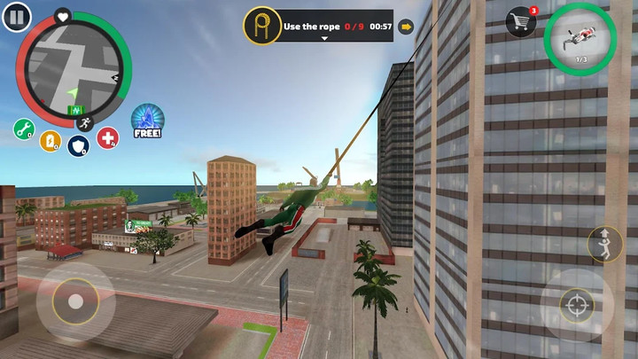 Rope Hero: Vice Town(Unlimited Money) screenshot image 2_playmods.net