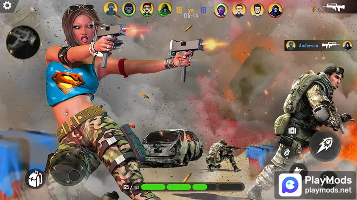 Gun Games 3d Offline Shooting(God Mode) screenshot image 5_playmods.net