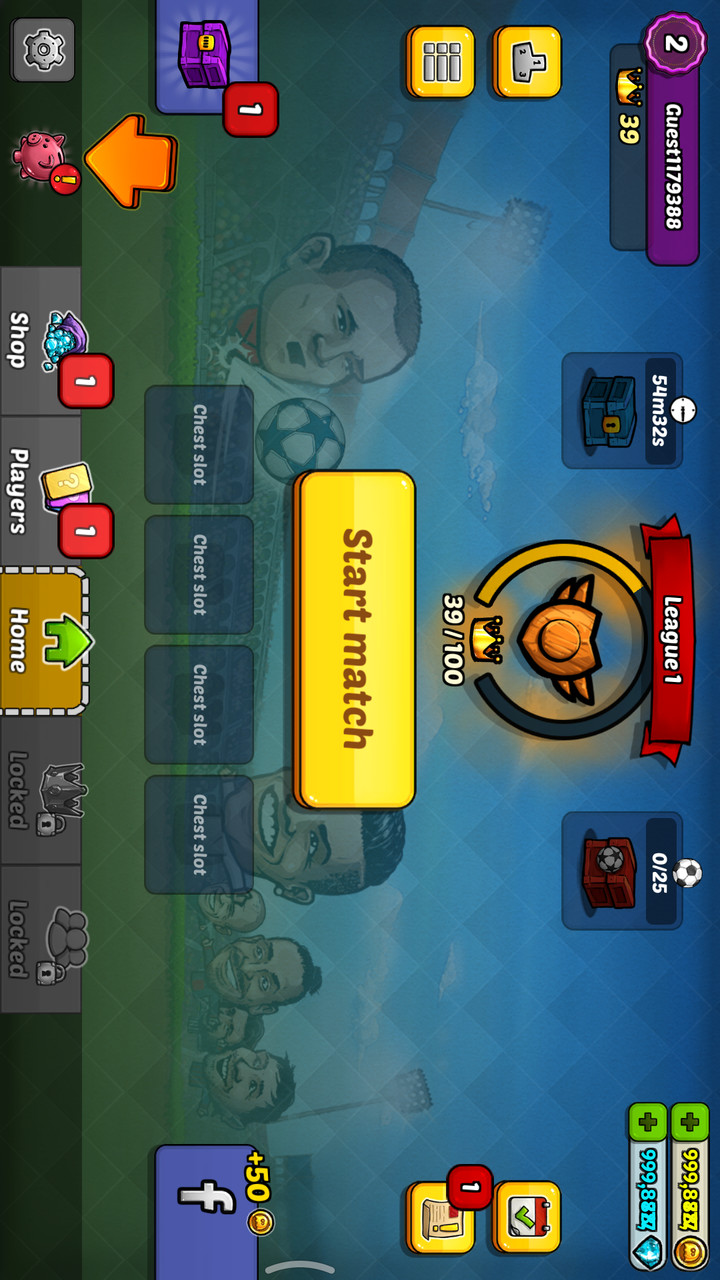 Puppet Soccer Champions – League(Mod Menu) screenshot image 1_playmods.net