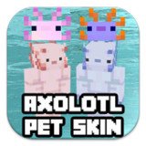 Axolotl Pet Skins MCPE(Официальный)1.0_playmods.net
