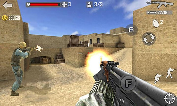 Shoot Strike War Fire(god mode) screenshot image 1_playmods.net