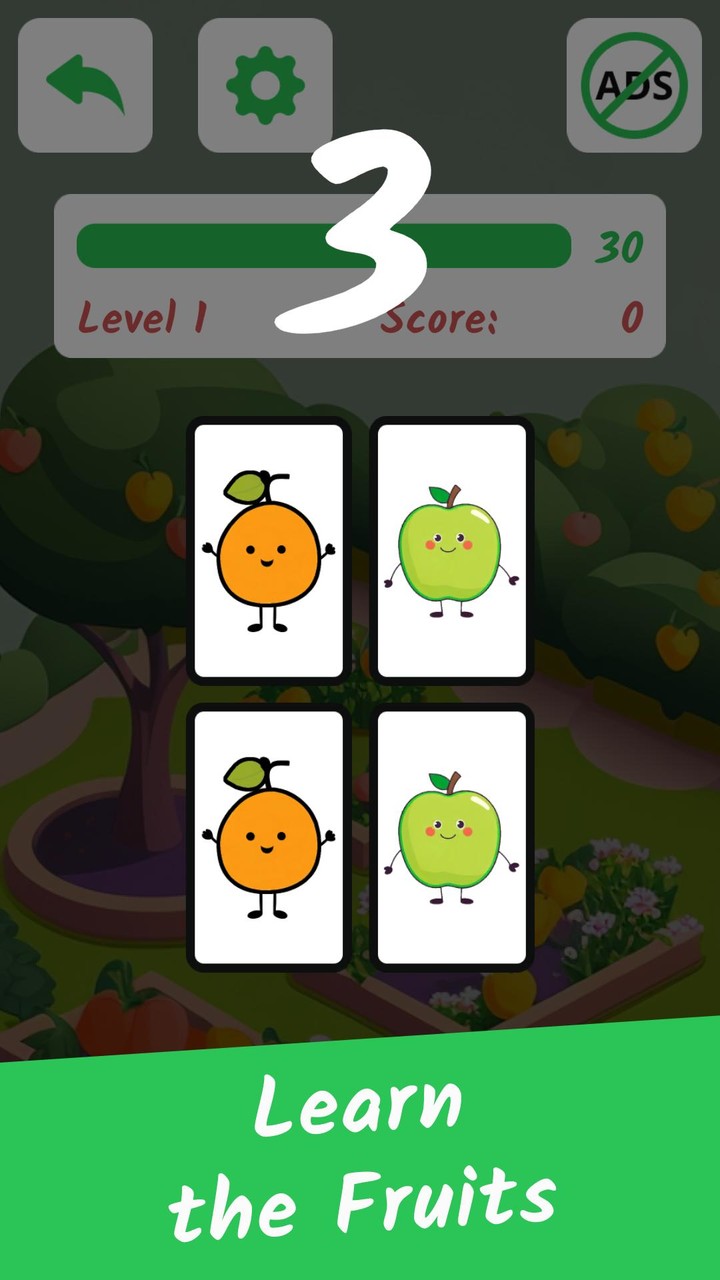 Kids Memory Game: Fruits_playmods.net