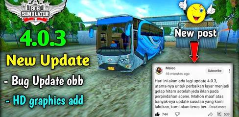 Bus Simulator Indonesia 4.0.3 Update - New Cities - playmods.net