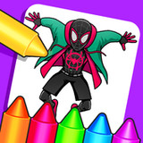 Miles Morales Coloring Book_playmods.net
