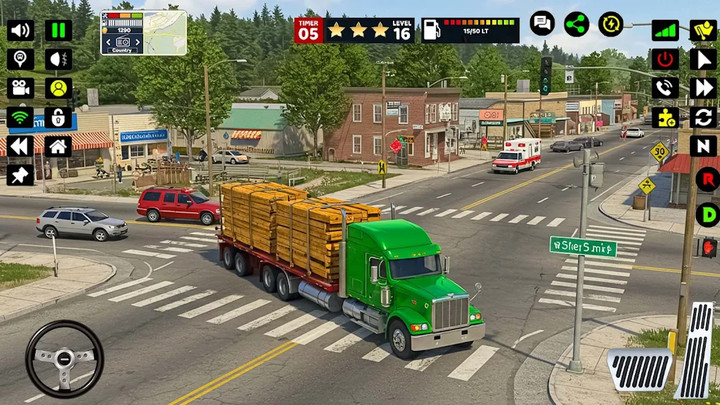 Real Driving Truck Simulator(Unlimited currency) screenshot image 3_playmods.net
