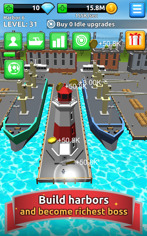 Harbor Tycoon Clicker_playmods.net