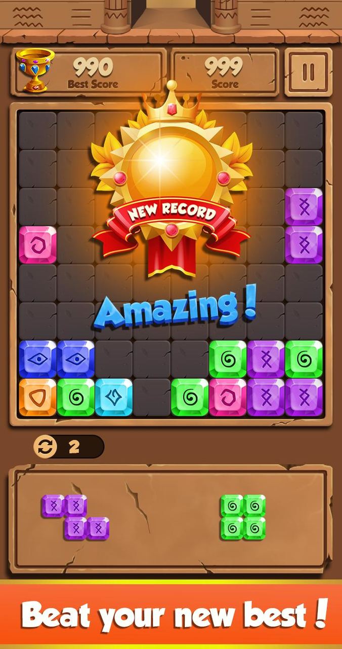 Ancient Jewel Block Puzzle_playmods.net