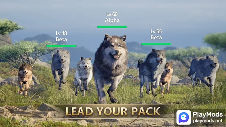 Wolf Game: Wild Animal Wars(Speed change) screenshot image 4_playmods.net