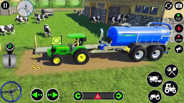 US Tractor Farming Games 3D_playmods.net