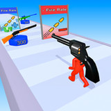 Crazy Gun Head Stick Runner 3D_playmods.net