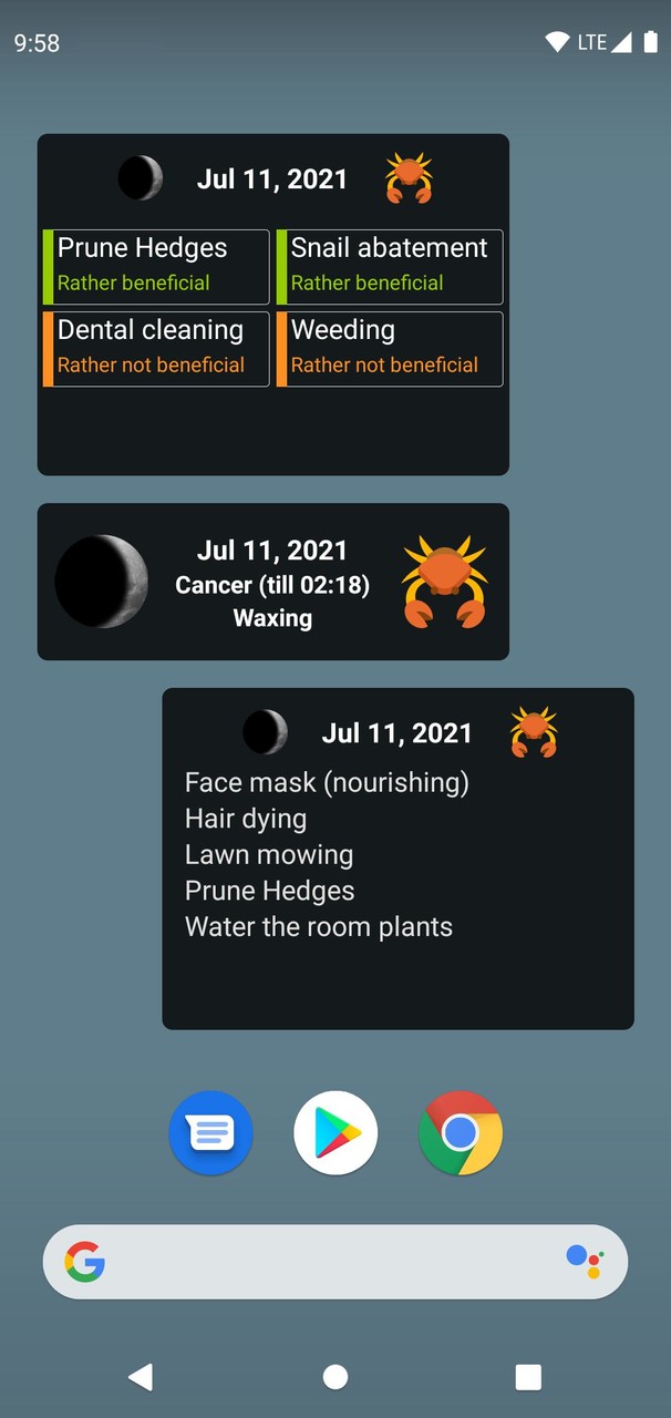 Moon Calendar - Moony_playmods.net