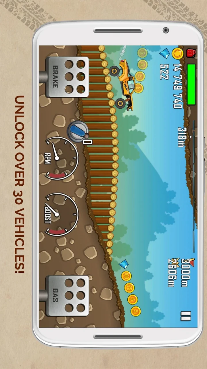 Android 用の Hill Climb Racing MOD APK v1.67.8 (燃料/お金/ロック解除) をダウンロード