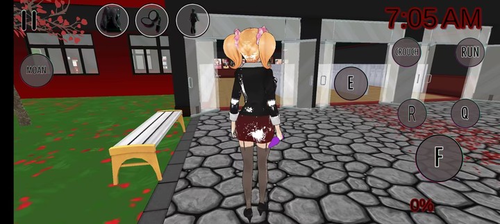 Yandere Simulator(Teacher Fan Mod) screenshot image 4_playmods.net