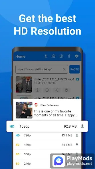Video Downloader: All Socials(Premium Unlocked) screenshot image 2_playmods.net