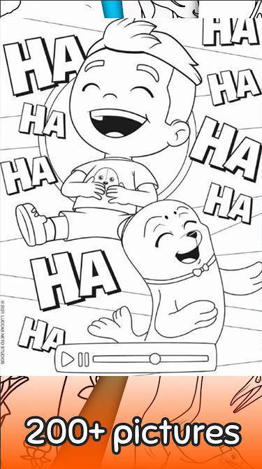 Luccas Neto &alphabet coloring_playmods.net