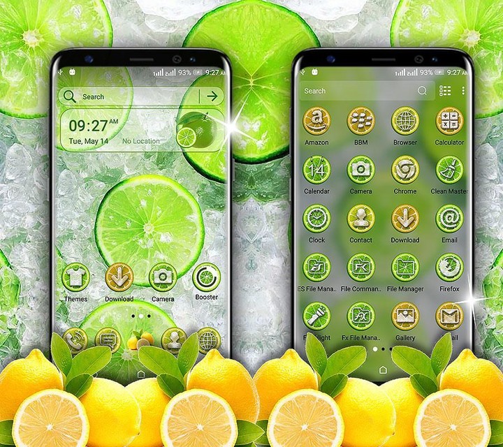 Lemon Launcher Theme_playmods.net