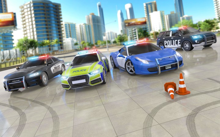 Police Car Parking School Game_playmods.net