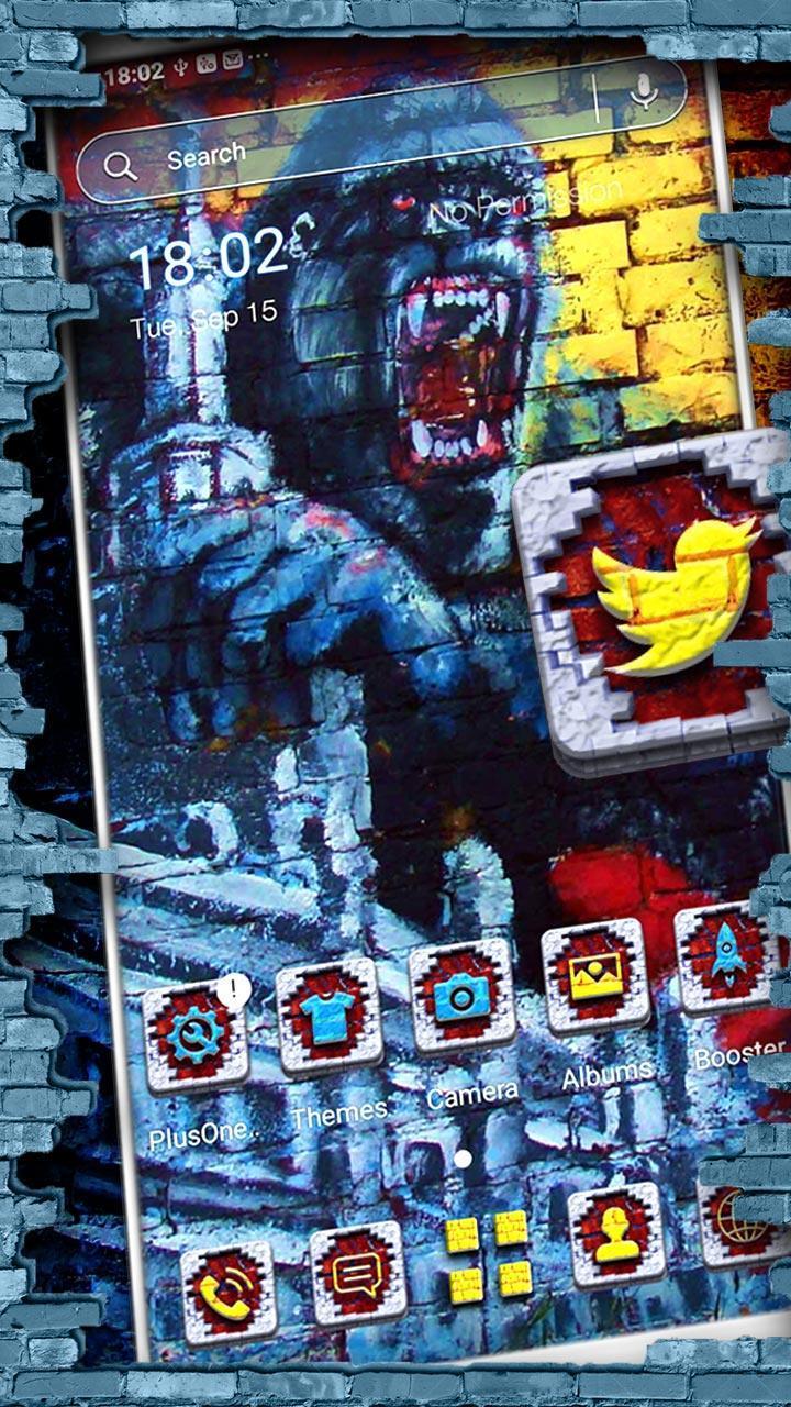 Gorilla Graffiti Theme_playmods.net