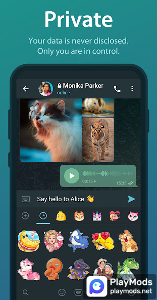 Telegram(Unlock) screenshot image 4_playmods.net