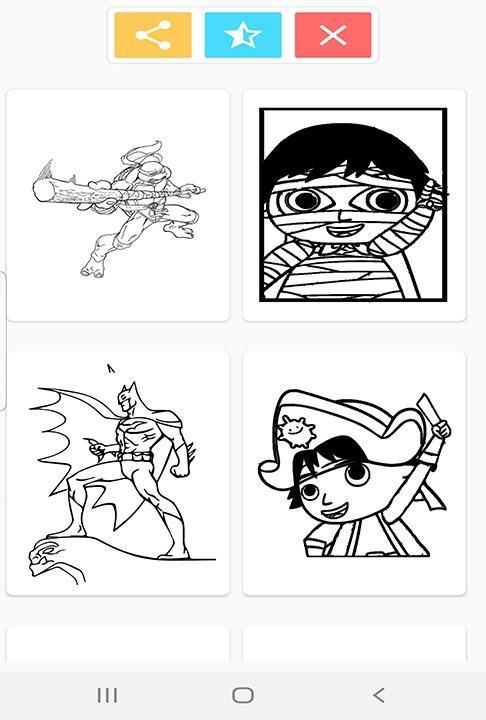 Coloring Hero Toys_playmods.net