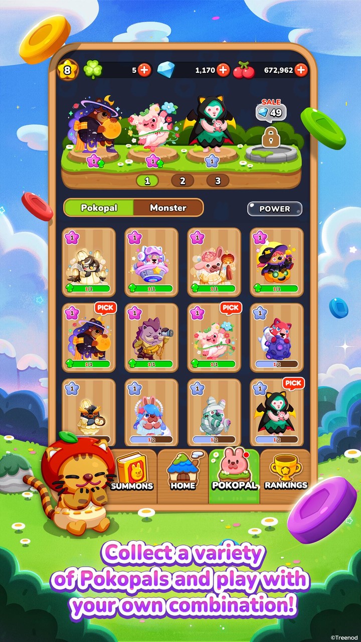 LINE Pokopang - puzzle game!_playmods.net