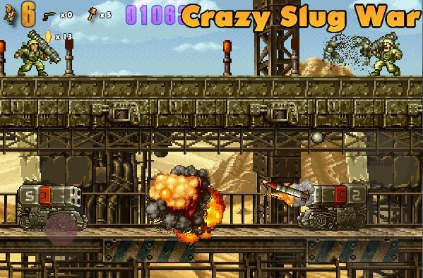 Crazy Slug War_playmods.net