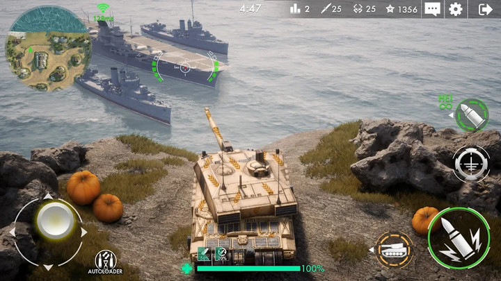 Tank Warfare: PvP Battle Game_playmods.net