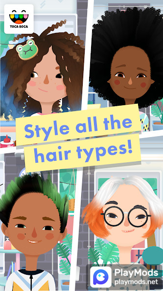 Toca Hair Salon 3(Unlocked all) screenshot image 3_playmods.net