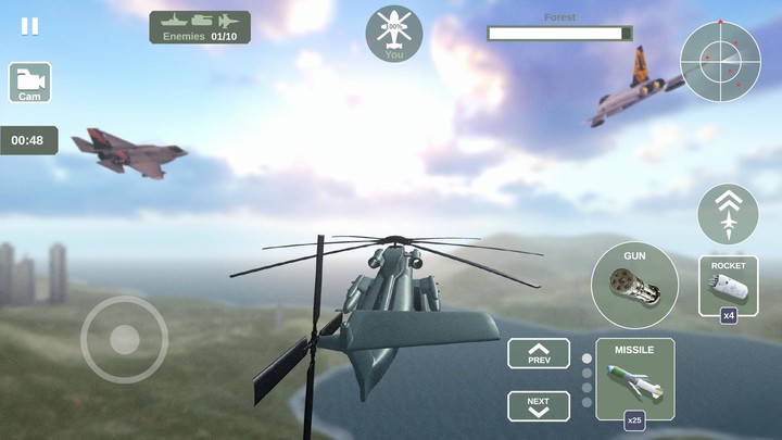 Helicopter Simulator: Warfare(Unlimited Coins) screenshot image 3_playmods.net
