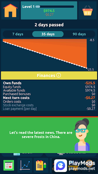 Stock Exchange Game(Unlimited money) screenshot image 1_playmods.net