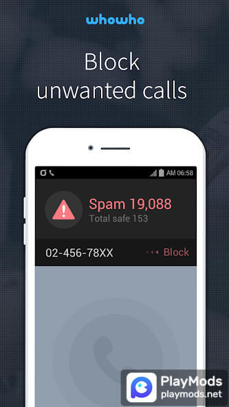 whowho - Caller ID & Block(Premium Unlocked) screenshot image 2_playmods.net