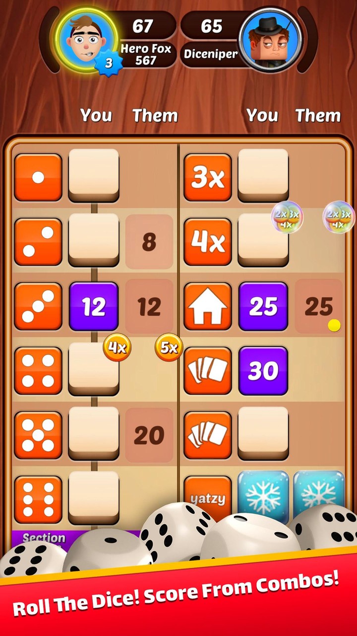 Dice and Throne - Online Yatzy_playmods.net