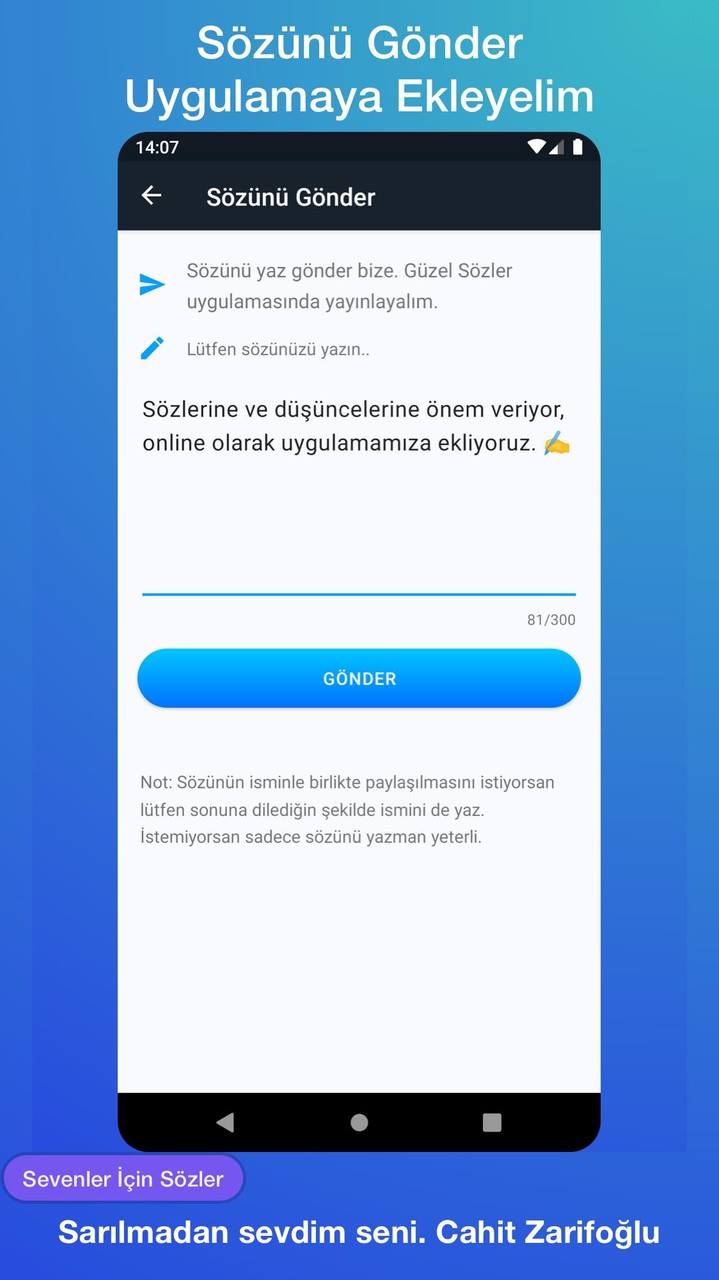 Güzel Sözler - Sözünü Gönder_playmods.net