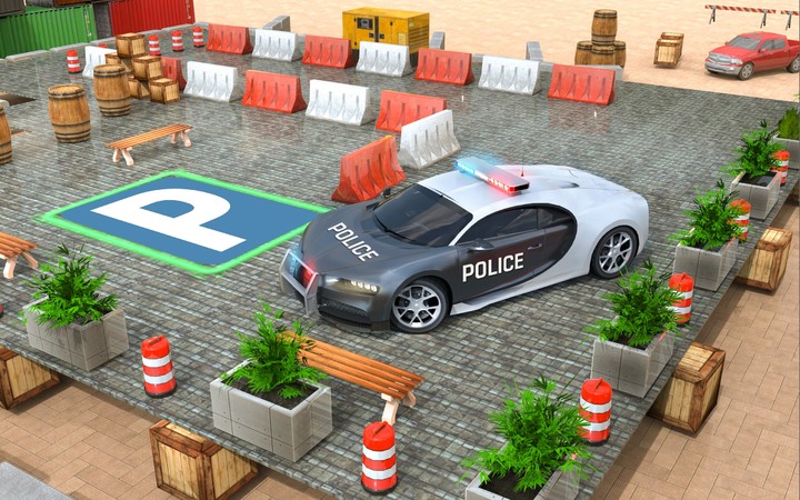 Police Car Parking School Game_playmods.net