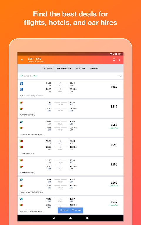 KAYAK: Flights, Hotels & Cars_playmods.net