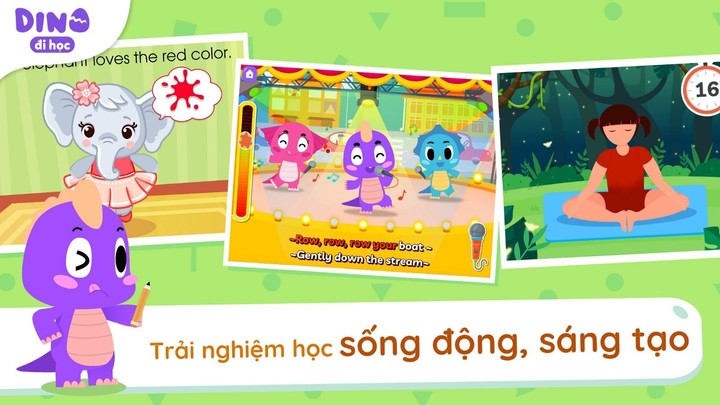 Dino Đi học_playmods.net