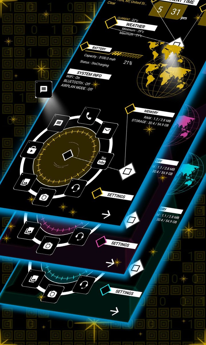 Modern Launcher 2022 - AppLock_playmods.net