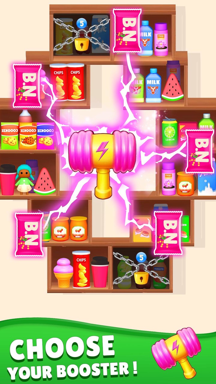 Goods Sorting 3D Matching Game_playmods.net