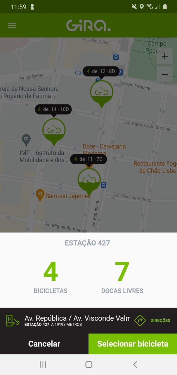 Gira. Bicicletas de Lisboa_playmods.net