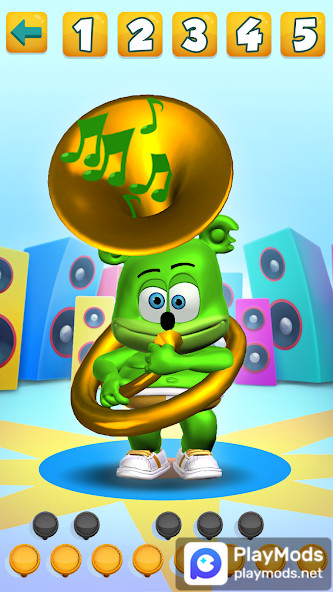 Talking Gummy Bear Kids Games(No Ads) screenshot image 4_playmods.net