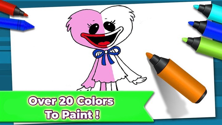 Poppy Coloring Pages Playtime_playmods.net