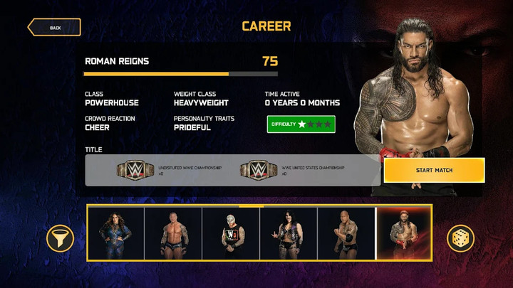 WWE 2K25: Netflix Edition(Unlock full content) screenshot image 1_playmods.net