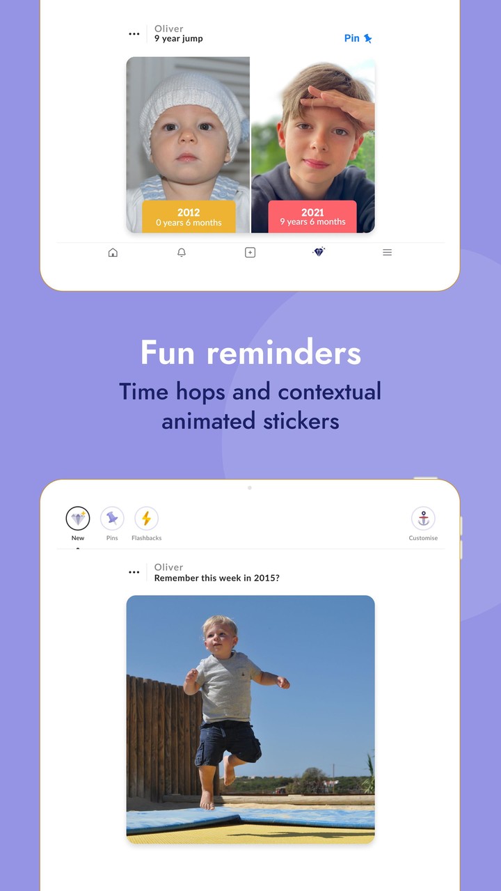 BackThen baby milestones album_playmods.net