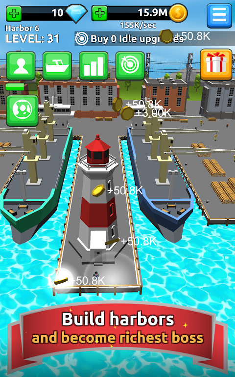 Harbor Tycoon Clicker_playmods.net