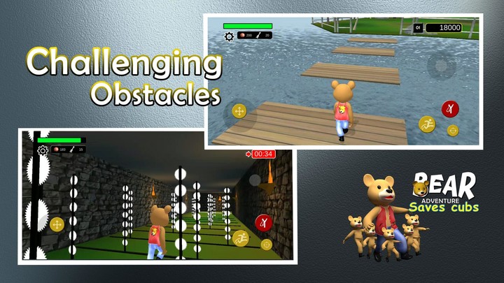 Bear Adventure - Saves Cubs_playmods.net